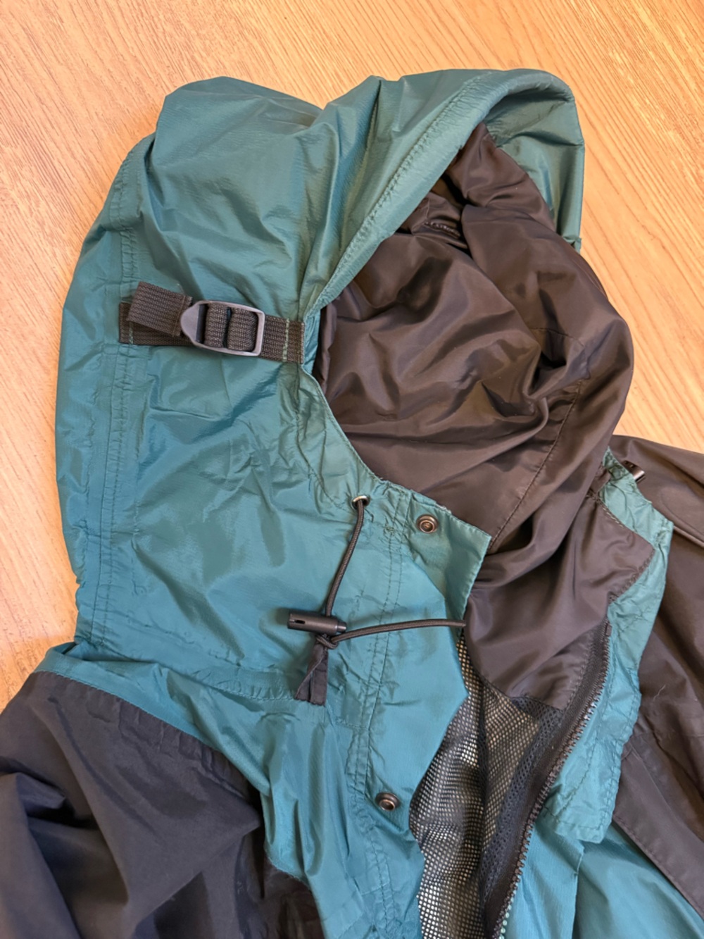 The North Face Green/Black Gortex Shell Mountain Guide Parka  Men’s M Women’s Lg - Picture 8 of 16